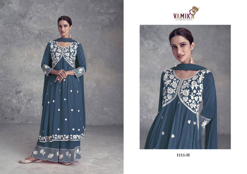 Aadhira Vol 9 Dark List By Vamika Kurti Bottom With Dupatta Wholesale Market In Surat With Price
